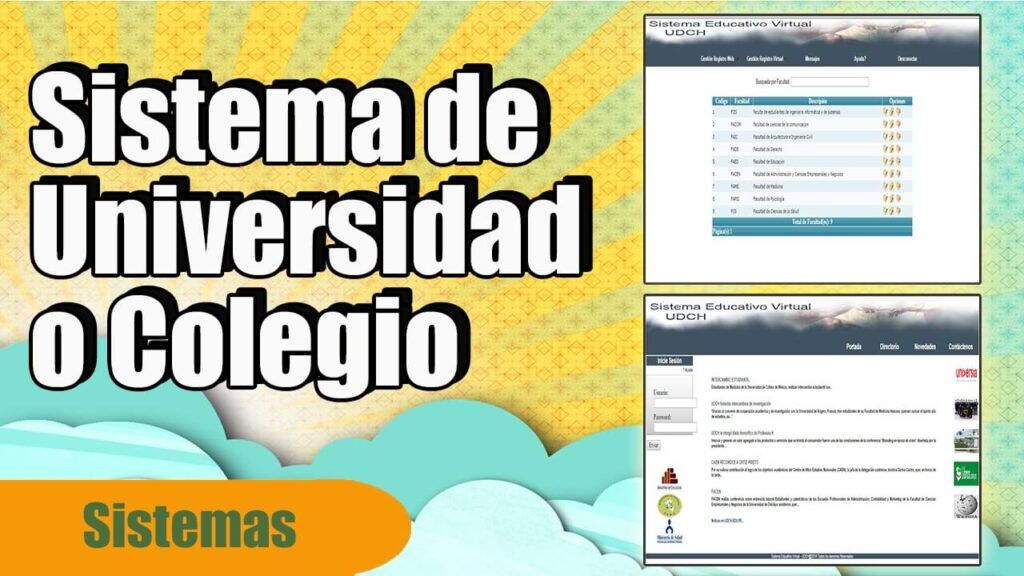 sistema de universidad