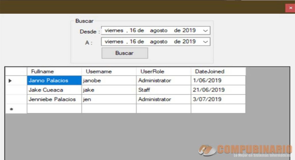 Buscar Registros Entre dos Fechas en C Sharp y Base de Datos MS Access