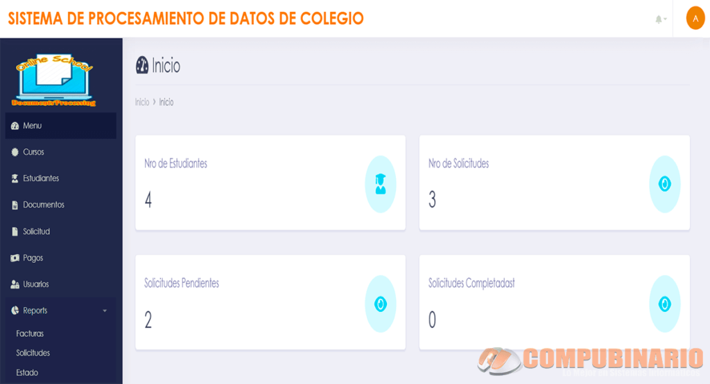 Sistema de Procesamiento de Datos de Colegio