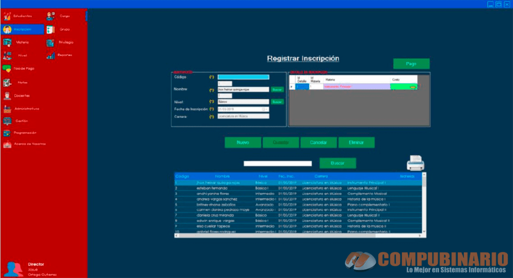 Sistema de Gestion Academica con Documentacion