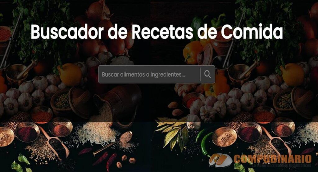 Buscador de Recetas de Comida