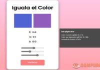Juego de Igualar el Color en Javascript