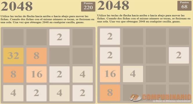 Juego 2048 en Javascript